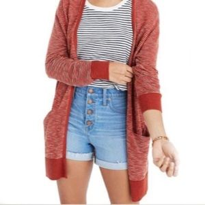 Madewell striped cardigan